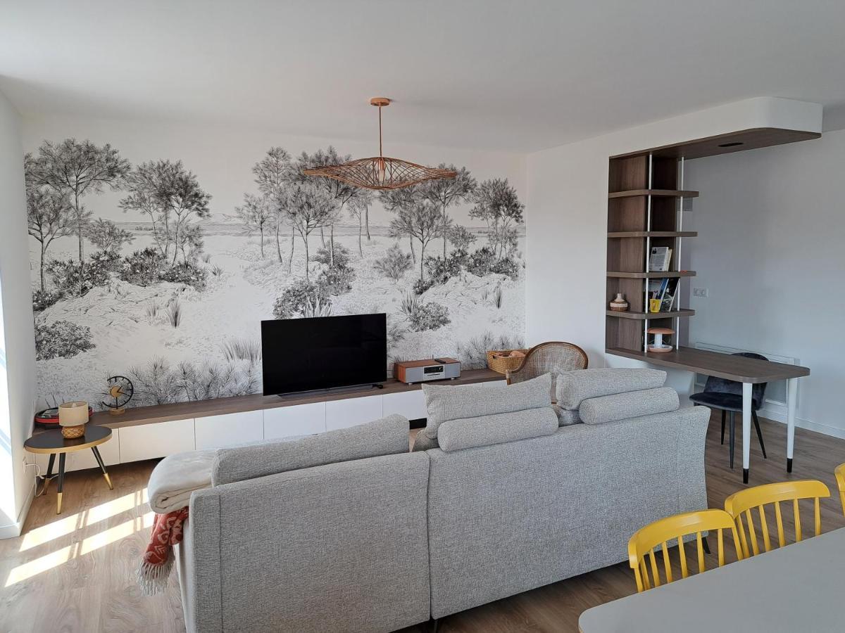 Superbe Appartement T3 Au Centre Plage .Parking Андай Экстерьер фото